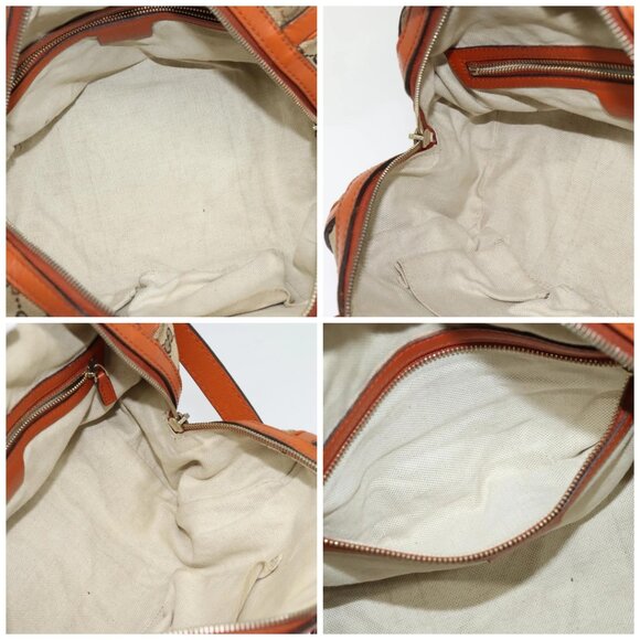 GUCCI GG Canvas Hand Bag 2way Beige Gold 269876 Auth 141858 - Picture 16 of 16
